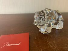 3 ours en cristal de Baccarat (prix à la pièce)
