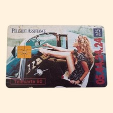 Télécarte Peugeot assistance 50 unités 07/94