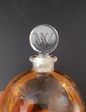 RARE FLACON LALIQUE FRANCE WORTH PARIS " JE REVIENS " Peu utilisé ! Verre étoile