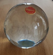 SULFURE PRESSE-PAPIERS CALE PORTE TRANSPARENTE en VERRE de MURANO VERRERIE D'ART