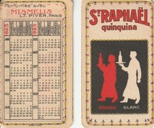 AC351 Ancienne Carte Parfumée Calendrier 1923 MISMELIS Lt PIVER &  St RAPHAEL