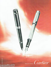 PUBLICITE ADVERTISING 026  2005  Cartier  les stylos Pasha