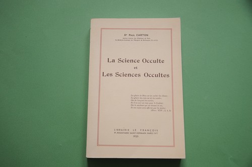 Science occulte carton - occulte, p.