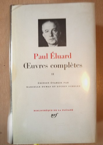 Paul eluard oeuvres - oeuvres, complètes
