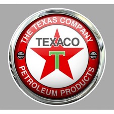 TEXACO Sticker  vinyle laminé