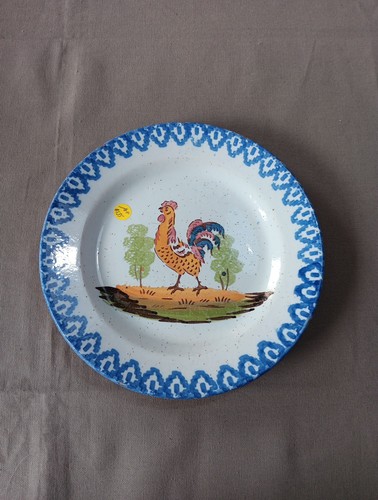 Ancienne assiette coq - assiette,