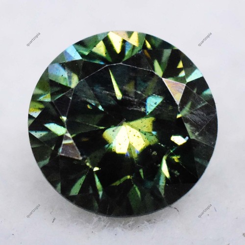Moissanite naturelle brillante