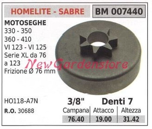 Pignon homelite moteur - pignon,