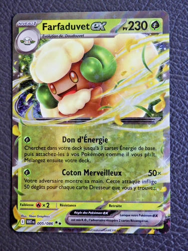Carte pokemon farfaduvet ex - pokemon,
