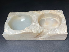 Double vide poche en albâtre