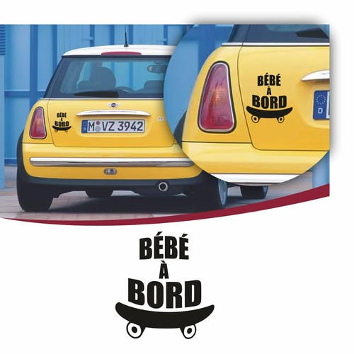 Sticker voiture bébé - , à