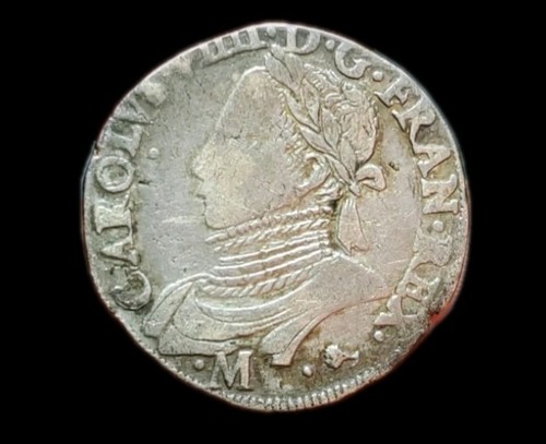 Henri iii teston - (1574-1589).,
