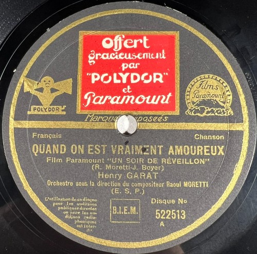 Henry garat quand - :,