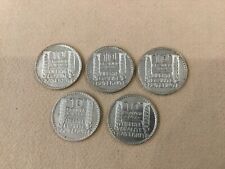 .H.  France  5 Pieces 10 Francs  Type Turin  Argent 1930/31/32/33/34/