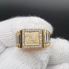 Alliance pour homme en or