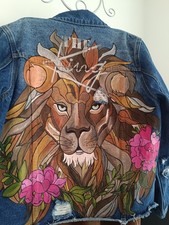 veste jean femme customiser