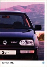 Catalogue Brochure VW Golf VR6 05/1996 Allemagne / Deutschland