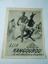 Publicité 1950 - Slip Kangourou le seul normal par sa conception