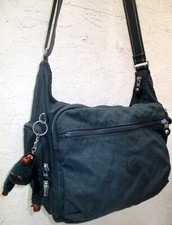 Kipling  Sac à main bandoulière toile bleu   Authentique  vintage 