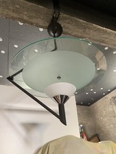 Rare plafonnier design Daniela Puppa Fontana Arte modèle 2731 Memphis Sottsass