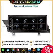 10.25" 4GO+64GO Android 14 Autoradio GPS pour Audi A4/A5/B8/S4/S5 CarPlay DAB+BT