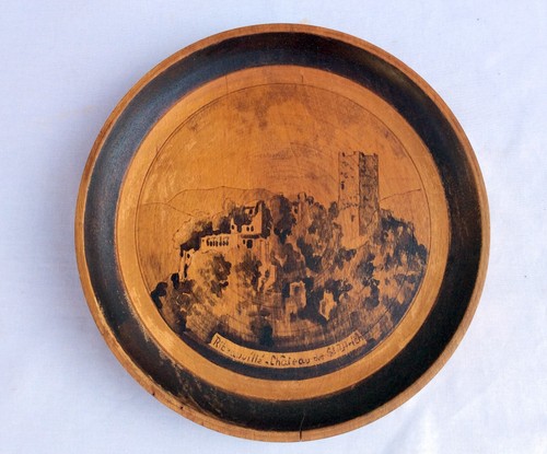 Assiette bois vide poches - assiette,