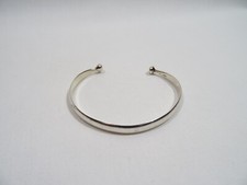 BRACELET JONC EN ARGENT MASSIF POINCON 925 SILVER BANGLE SILBER ARMBAND