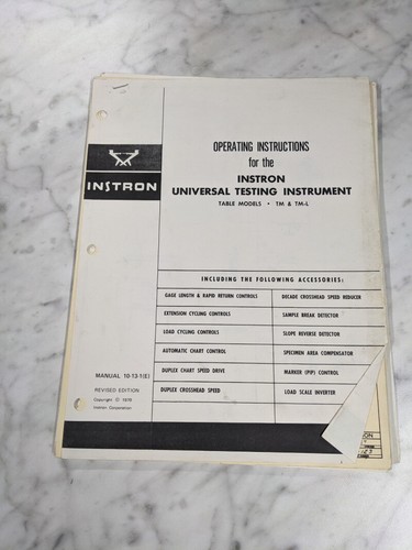 Instron operator service - operator,