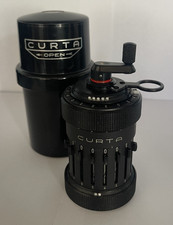 ♕♕♕ RARE LATE CURTA Calculator TYPE I #73524 - Very Good Condition  - 1968 ♕♕♕