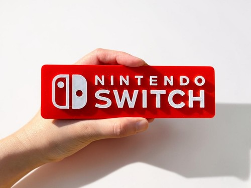 Plaque logo nintendo - plaque, switch