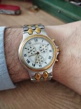 Montre Chronographe Younger  Bresson Or Acier Quartz Fonctionne 36 Mm