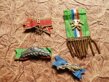 lot 4 INSIGNEs boutonniere