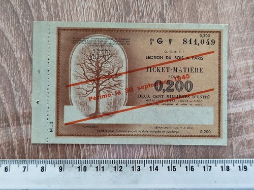 Billet matiere 200 - billet, unite