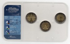 Pièces de 2 euros - Collection officielle de pièces de 2 euros KNM - État...