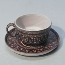 Jean Austruy à Saint-Marcellin Grande tasse et sous-tasse France XXème