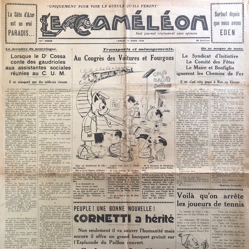 Journal cameleon 03 - journal, 12/03/1938