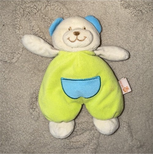 Doudou plat bébé ours - , en