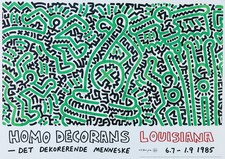 Keith HARING : Homo Decorans - Affiche originale