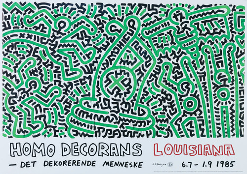 Keith haring homo decorans - keith,