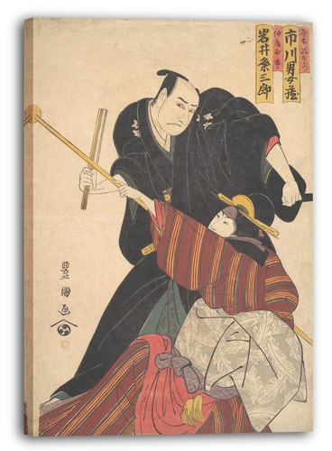 Toile cadres utagawa toyokuni - toile/cadres,