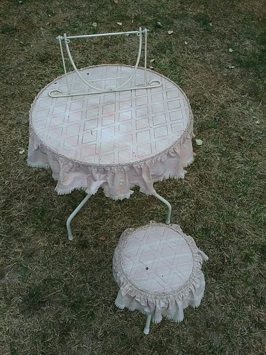 Table toilette fer - , forgé
