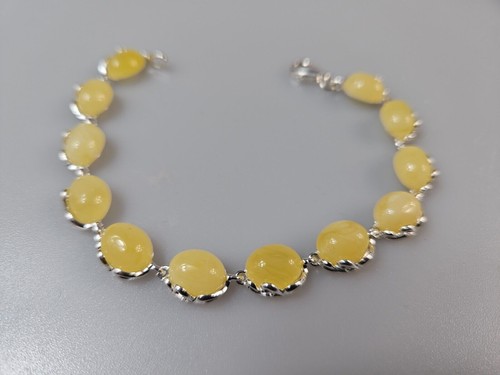 Bracelet ambre blanc à - en,