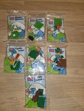 7 FIGURINES , MEGA BLOKS - les SCHTROUMPFS   Smurfs,  Pitufos.