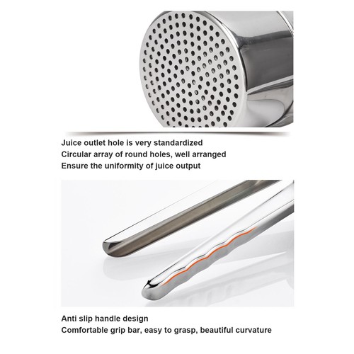 Presse purée acier - presse-purée,