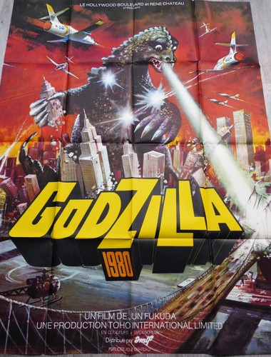 Godzilla 1980 affiche - godzilla,