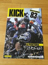 Vintage DRAGSTER DAYTONA 1983 Magazine Kick Moto NITRO Top Fuel Harley Davidson 