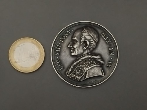 Médaille papale argent - en,