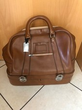 ANCIEN SAC DE VOYAGE EN CUIR VINTAGE SWISSAIR