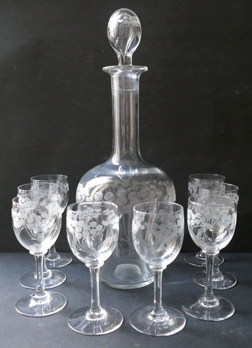 Service liqueur art nouveau - art,