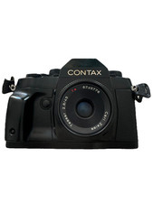 Boîtier d'appareil photo reflex CONTAX RX Black 35 mm avec Tessar 45 2,8